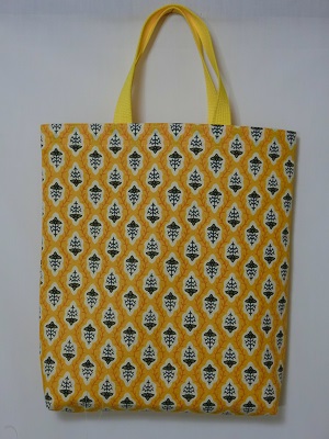 桐谷オリジナルナチュラルなトートバッグ　　姫菊tote３１