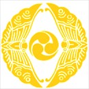 カラフルな姫菊toteバッグ黄